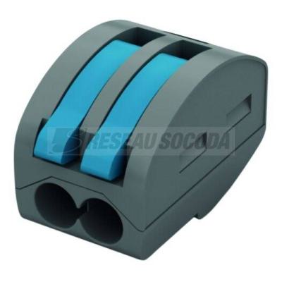  SBOX2 BORNE RAPIDE 2X4MM2 5P 