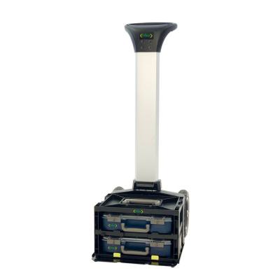  TROLLEY + CAISSON 2 MALETTES 