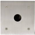  Bo�tier inox encastr�, perc� p 