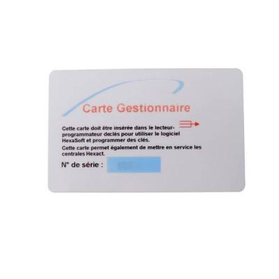  Carte gestionnaire, droits adm 