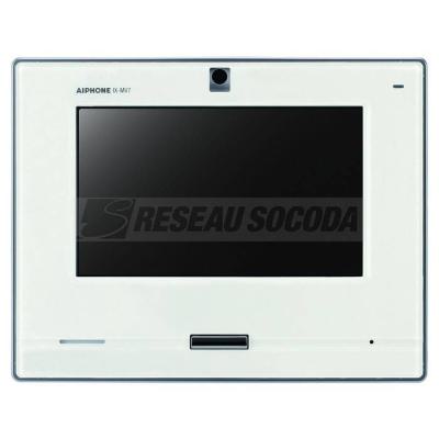  Poste vid�o IP blanc, mains li 