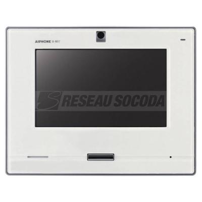  Poste vid�o IP blanc, mains li 