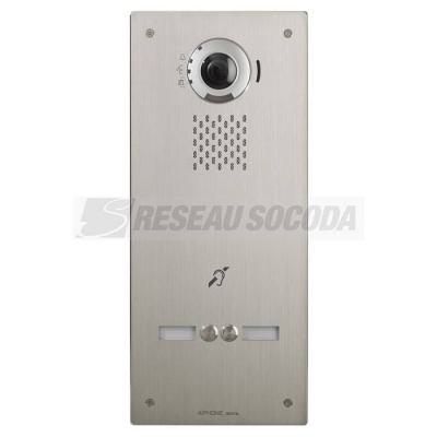  Platine vid. IP enc. inox, 2 B 