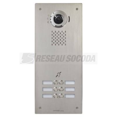  Platine vid. IP enc. inox, 6 B 