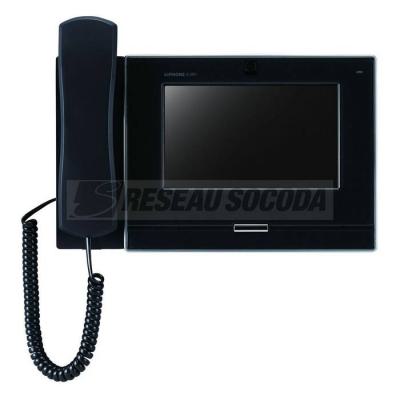  Poste vid�o SIP noir, combin� 