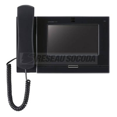  Poste vid�o SIP noir, combin� 