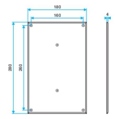  PLATINE BOUCHE A VIS - BLC 