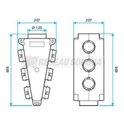  PLENUM 1 PIQ D160+6D125 