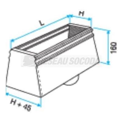  MEF3 300X100D160 PLENUM PC 