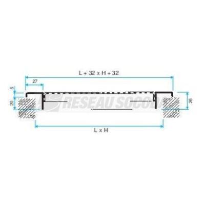  MEF3 400X200/D200 PLENUM PC 