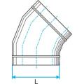  COUDE HORIZONTAL 45�- 675X215 