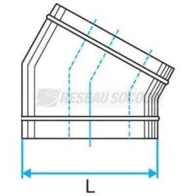  COUDE HORIZONTAL 30� - 700X165 