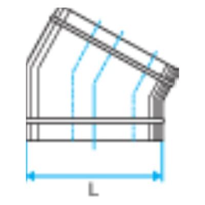  COUDE HORIZONTAL 30� - 515X215 