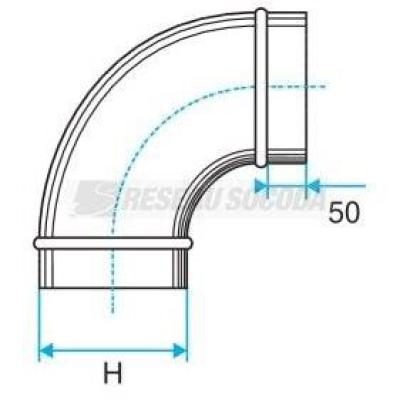  COUDE VERTICAL 90� - 450X100 