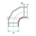  COUDE VERTICAL 90� - 410X165 