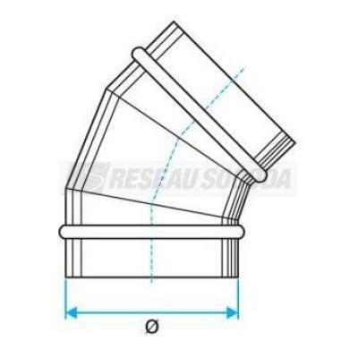  COUDE 45� GALVA - D710 