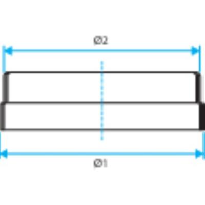  BOUCHON MALE GALVA - D710 