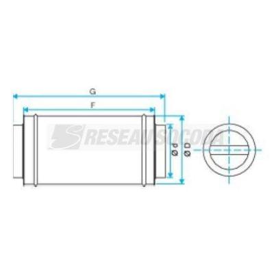  PIEGE SON OCTA A BAFFLE D450 
