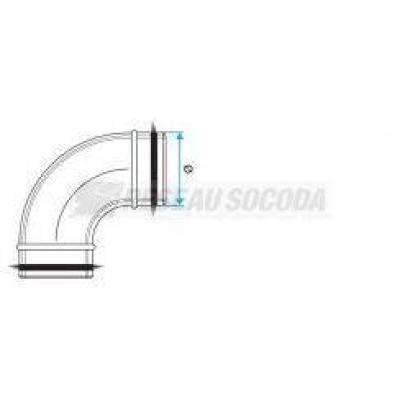  C 90� GALVA+JOINT D160 OUTI 