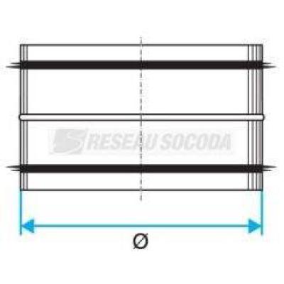  RACCORD RM GALVA +JOINT - D355 