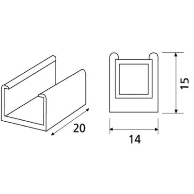  CLIP NYLON 10X10 