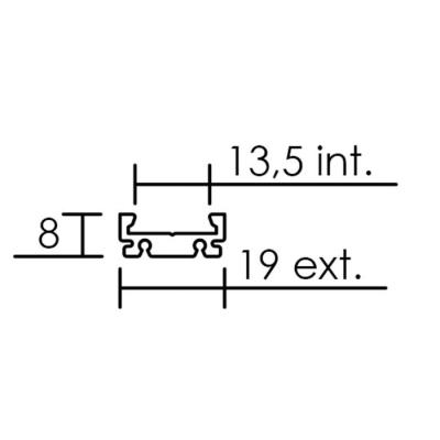  PROFILE PL4 2M JAKLED 65/65RGB 