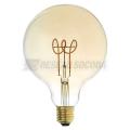 AMBER LED E27 G125 3,5W DIM 