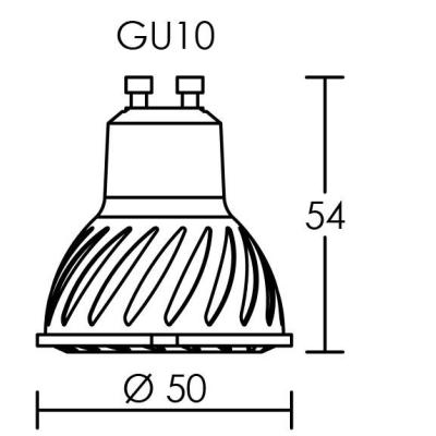  LPE LED GU10 4,5W/3000K BLC 