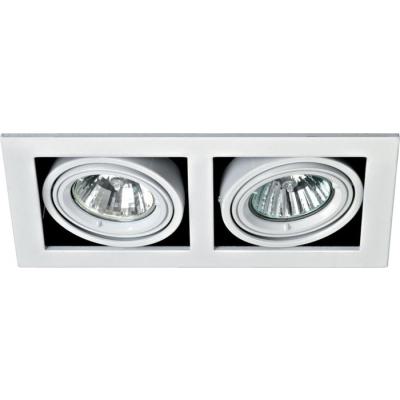  QUADRA 110/2 BLANC GU5,3 2X50W 