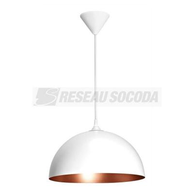  SUSP. COMO E27 BLC/CUIVRE S/LP 