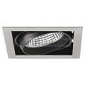  KIT QUADRA 1 GRIS LED 3000K 