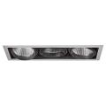  KIT QUADRA 3 GRIS LED 4000K 