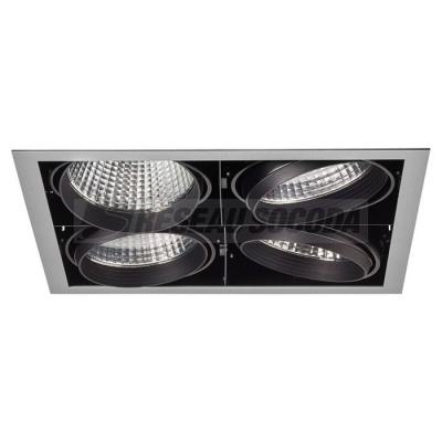 KIT QUADRA 4 GRIS LED 3000K 