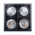  KIT QUADRA 4 NOIR LED 4000K 