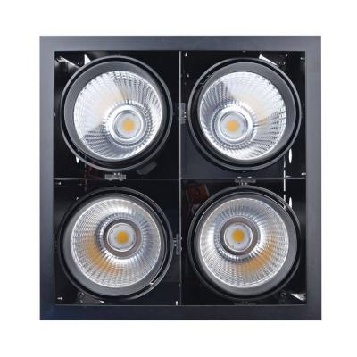  KIT QUADRA 4 NOIR LED 4000K 