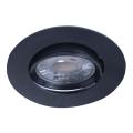  IRIS IP20 6,2W/CCT3 DIM NOIR 