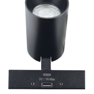  ELISE GU10 5W CCT USB-C NOIR 