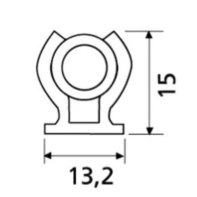  CLIPS PLAST LUMIRAI/MODULED x2 
