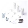  KIT FIXATIONS 3 PTS BLC + VIS 