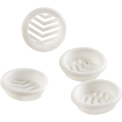  Gril plst blc enc o32 lot de 4 