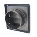  Grille inox volets grav. O150 