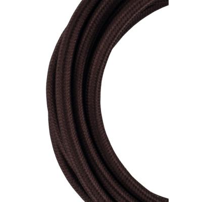  C�ble Textile 3 mtr Marron 2x0 