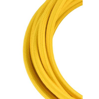  C�ble Textile 3 mtr Jaune 2x0. 