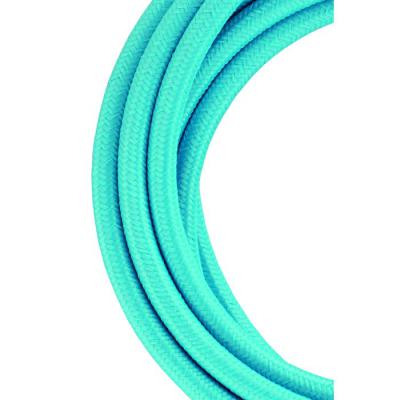  C�ble Textile 3 mtr Bleu ciel 