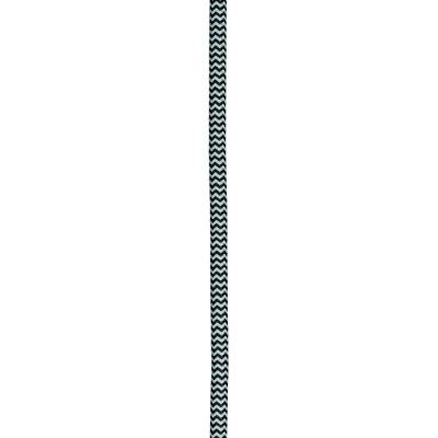  C�ble Textile 3 mtr Noir/Blanc 