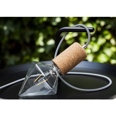  C�ble Textile 3 mtr Noir/Blanc 