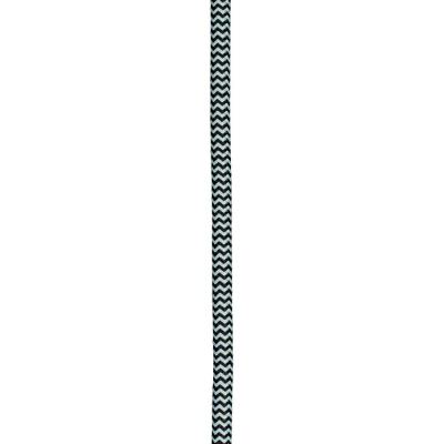  C�ble Textile 3m Noir/Blanc 3x 