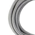  C�ble Textile 2C 3 mtr Argent 