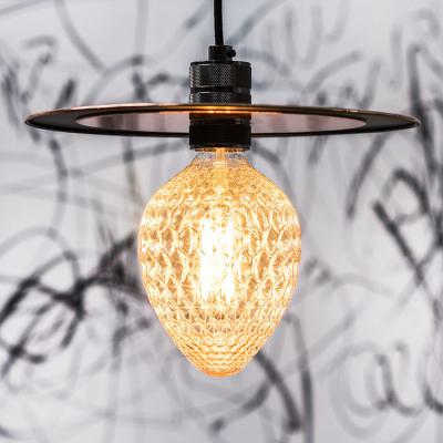  Douille Alu Grid E27 Noire 