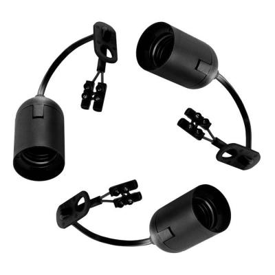  Pack 3 douilles E27 c�ble 15cm 